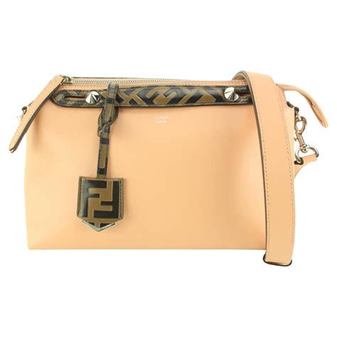 large pink and beige fendi bag|fendi pink leather boston bag.